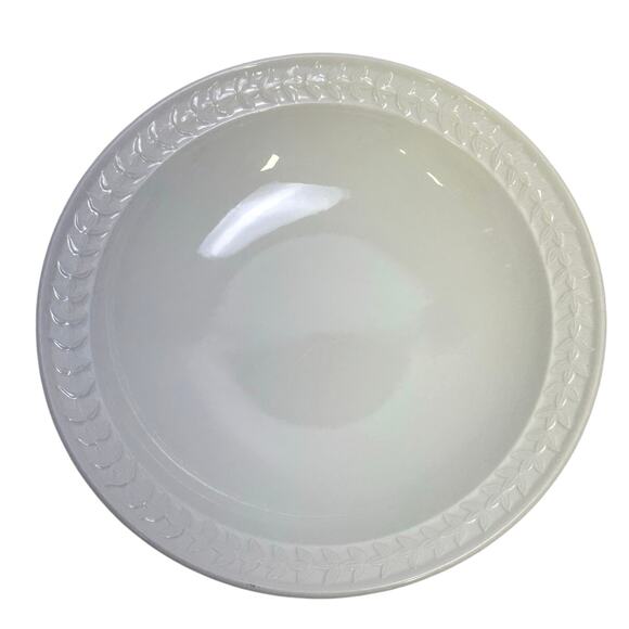 Portmeirion 1998-2006 Retired 'Options' Embossed Smooth Laurel Rim Soup Bowl - Picture 2 of 5